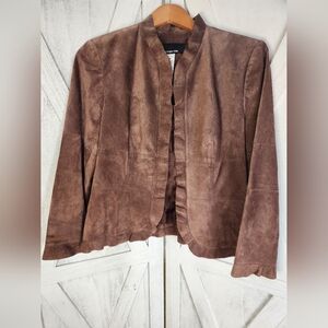 Gorgeous Brown Leather Blazer